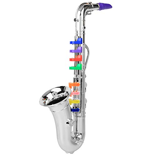 Zenithaur Mini Saxophon für Anfänger Plastik Kinder Saxophonspielzeug mit 8 Schlüssel / Notizen idealer Genuss für Junge Musikliebhaber Zenithaur Mini Saxophon für Anfänger Plastik Kinder Saxophonspielzeug mit 8 Schlüssel / Notizen idealer Genuss für Junge Musikliebhaber von ZenithAur