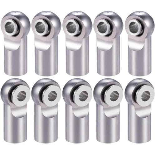 10 PCS M2 5 Aluminium Pivot Link Stange Endkugelgelenkköpfe kompatibel mit RC -Models Auto Crawler Boat Flugzeug Flugzeug Hubschrauber Upgrade -Teile(Titanium) von ZenithRide