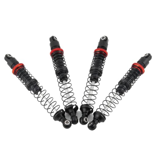 4pcs Aluminium -Stoßdämpfer -Set 90 mm 100 mm 110 mm 120 mm kompatibel mit 1 10 -Skala -RC -Crawler -Fahrzeugen passt zu verschiedenen Modellen, einschließlich Wraith -Stil -Autos(100mm 4Pcs) von ZenithRide