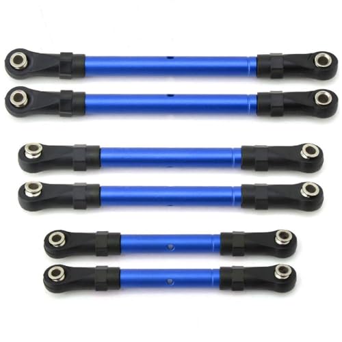 Spannschloss Set für 1 10 Skala 4x4 RC -Autos kompatibel mit Hoss- und -Modellen Lenkerlink -Stange Pull -Stange -Upgrade Teile(Blue) von ZenithRide