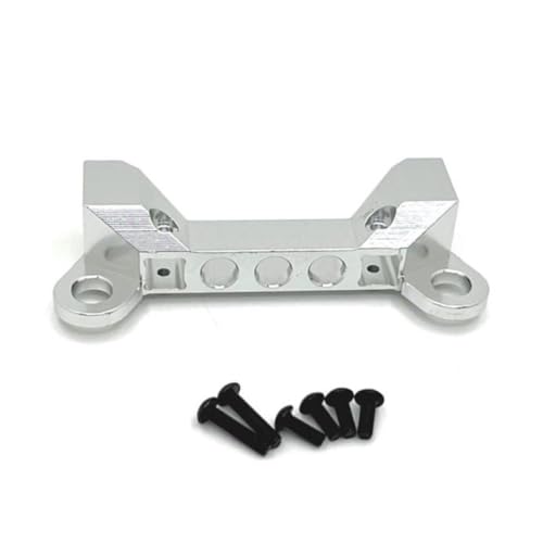 ZenithRide 1/10 RC Car Metal Metall Front Stoßstange Mount Upgrade Teile 104006 104010 104020 104026 kompatibel mit verschiedenen RC -Modellen(Silver) von ZenithRide