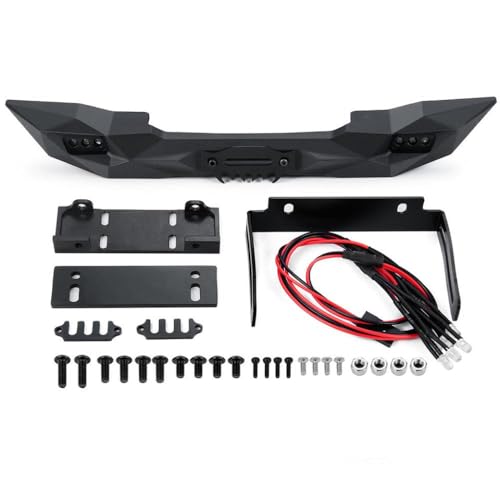 ZenithRide 1/10 RC Crawler Car Aluminium vordere Stoßfänger mit -Licht kompatibel mit II -Modell -Upgrade -Teilen ZenithRide 1/10 RC Crawler Car Aluminium vordere Stoßfänger mit -Licht kompatibel mit II -Modell -Upgrade -Teilen von ZenithRide