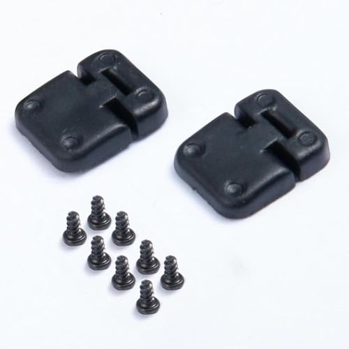 ZenithRide 1/10 RC Crawler Car Compatible ABS Plastik Black Türscharsstufen und Motorabdeckungsscharnierersatzteile(Door Hinges) von ZenithRide