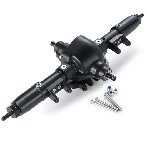ZenithRide 1/10 RC Crawler Car Compatible Complete Metall vordere Mitte der Hinterachse mit Servo -Mount -Upgrade -Teilen(Middle) von ZenithRide