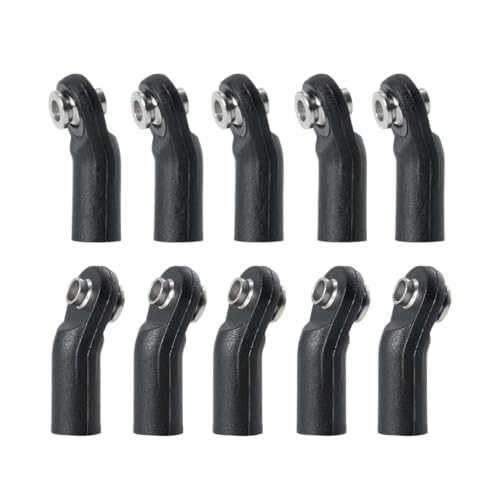 ZenithRide 1/10 RC Crawler Car Plastik M4 Pivot Link Stange Endbreite Kugeln Gelenkkopf CW kompatibel mit CC01 -Modell(Type C 10Pcs) von ZenithRide
