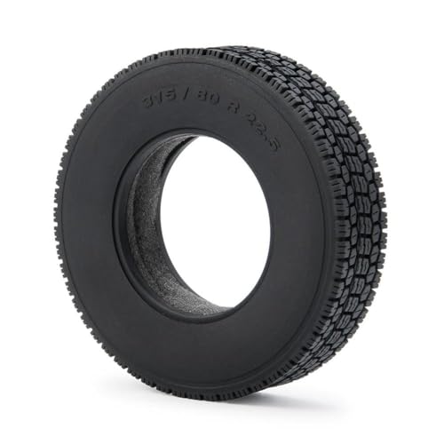 ZenithRide 1 2 4pcs 22 mm 25 mm Beadlock -Gummi -Reifenräder mit Schaumstoffeinsätzen, die mit 1 14 -Skala -RC -Anhängern und Modellfahrzeugen kompatibel sind(1Pcs Tire 22mm) von ZenithRide
