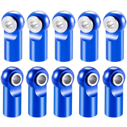 ZenithRide 10 PCS M2 5 Aluminium Pivot Link Stange Endkugelgelenkköpfe kompatibel mit RC -Models Auto Crawler Boat Flugzeug Flugzeug Hubschrauber Upgrade -Teile(Royal Blue) von ZenithRide