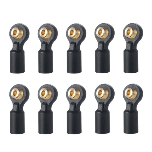 ZenithRide 10pcs Plastic Pivot Link Stange Endkugeln Fugenkopf kompatibel mit 1 24 -Skala -RC -Crawler -Auto -Upgrade -Teilen für SCX24 und ähnliche Modelle(Type A) von ZenithRide