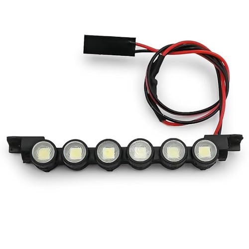 ZenithRide 18 Skala RC Crawler Car Upgrade Teile Simulation Dach Leg SETTE SETTE BUMPESTER SCHLAFTEN SCHLAPEN VON 1 18 Scale Off -Straßenfahrzeugmodelle kompatibel(Roof Light) von ZenithRide