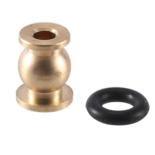 ZenithRide 20pcs Messing-Stoßverknüpfungen Gelenkkugeln Drehbällchen mit O-Ringen, die mit 1 24-Skala-RC-Crawler-Cars SCX24-Teilen für Stoßdämpfer-Federsysteme kompatibel sind ZenithRide 20pcs Messing-Stoßverknüpfungen Gelenkkugeln Drehbällchen mit O-Ringen, die mit 1 24-Skala-RC-Crawler-Cars SCX24-Teilen für Stoßdämpfer-Federsysteme kompatibel sind von ZenithRide