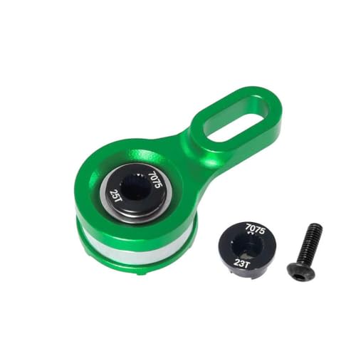 ZenithRide 23T 25T Servo Arm-Upgrade-Teile für Motorradservo-Sparer kompatibel mit Promoto-Mx 1/4 Skala-Modellen(Green) von ZenithRide