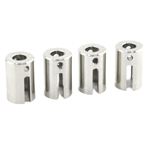 ZenithRide 2pcs 4pcs Stahlantriebstasse 8652 8652x kompatibel mit 2,0 VXL bürstenloser 86086-4 1 10 Skala RC-Fahrzeug-Upgrade-Ersatzteile(4pcs Silver) von ZenithRide