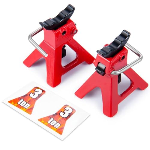 ZenithRide 2pcs einstellbare 3T -Jackständer -Reparaturwerkzeuge mit 1/24 1/18 Skala RC -Automodelle Simulation Metallhöhe SCX24 kompatibel von ZenithRide