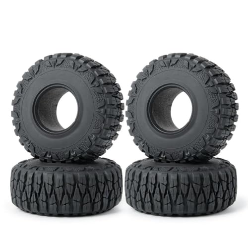 ZenithRide 4pcs 1,9 -Zoll -Gummi -RC -Autorreifen mit Schaumstoffkompatibel mit 1 10 -Skala -RC -Fahrzeugen Upgrade Ersatzräder(NO.04 112mm) von ZenithRide