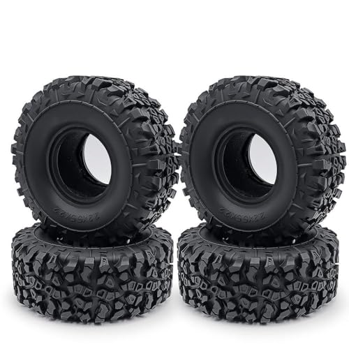ZenithRide 4pcs 1,9 -Zoll- oder 2,2 -Zoll -Perldlock -Gummi -Reifenräder mit 1 10 -Skala -RC -Crawler -Automodellen ähnlich wie Wraith kompatibel(2.2inch 4Pcs) von ZenithRide
