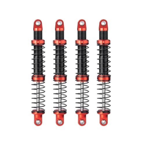 ZenithRide 4pcs Set Einstellbarer Ölfeder Stoßdämpfer Dämpfer 75 85 95 105 115 125 mm für 1 10 Skala RC -Auto -Crawler -kompatibel mit ähnlichen Fernbedienungsfahrzeugen(105mm 4Pcs) von ZenithRide