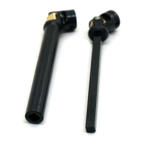 ZenithRide 90 mm 100 mm 110 mm Stahlantriebswelle für 1/10 RC -Automodelle mit 90027 90028 90035 90053 D110 TF2 CC01 kompatibel(1Pcs 100mm) von ZenithRide