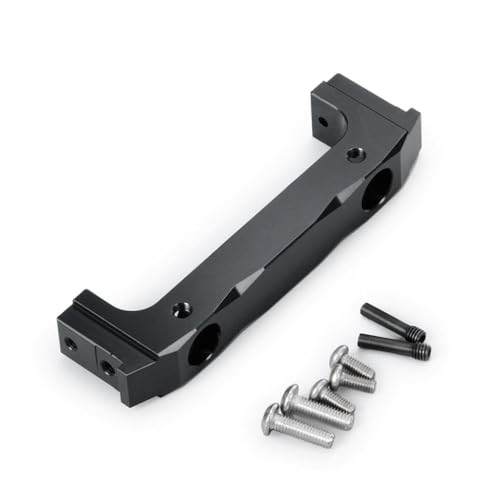 ZenithRide Aluminium Heck Stoßstangenhalterungshalterung kompatibel mit 90047 1/10 Skala RC Crawler Car Upgrade Teile Ersatz für Metall Stoßstange von ZenithRide