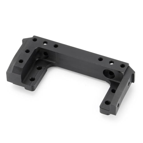 ZenithRide Aluminium -Servo -Mount -Ständer für vordere Stoßfänger kompatibel mit 1 10 -Skala -RC -Crawler -Auto -Modellen II 90046 90047 Ersatzteile(Black) von ZenithRide