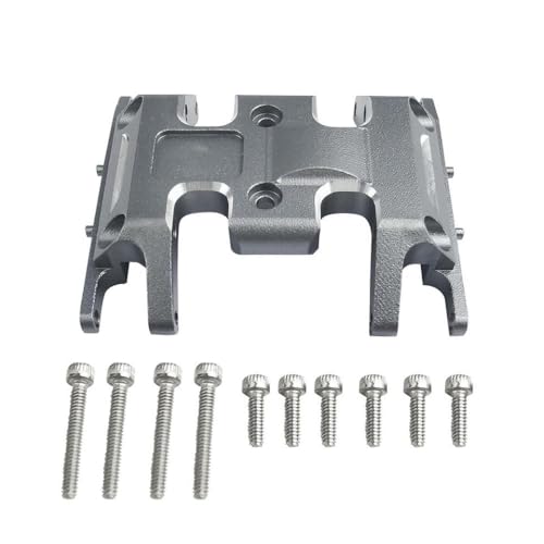 ZenithRide Aluminium -Skidplatte für 1 24 -Skala -RC -Crawler -Chassis -Getriebe und Getriebeschutzvergleich, kompatibel mit SCX24 -Deadbolt -Bronco -Modellen(Titanium) von ZenithRide