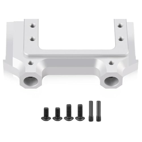ZenithRide Aluminium -Verschiebung des Gehäuseschienenschienen -Servos, kompatibel mit 1 10 -Skala -RC -Crawler -Auto -Modellen II 90046 90047 Upgrade -Zubehör(Silver) von ZenithRide