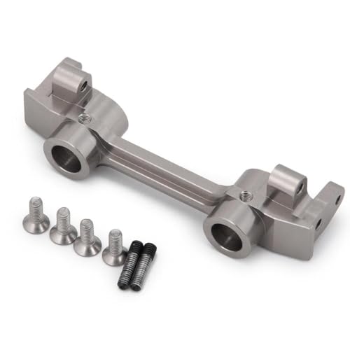 ZenithRide Aluminium vordere Heckstoßstange für 1 10 Skala RC Crawler Car Upgrade -Teile, die mit verschiedenen Modellen kompatibel sind(Titanium Front) von ZenithRide