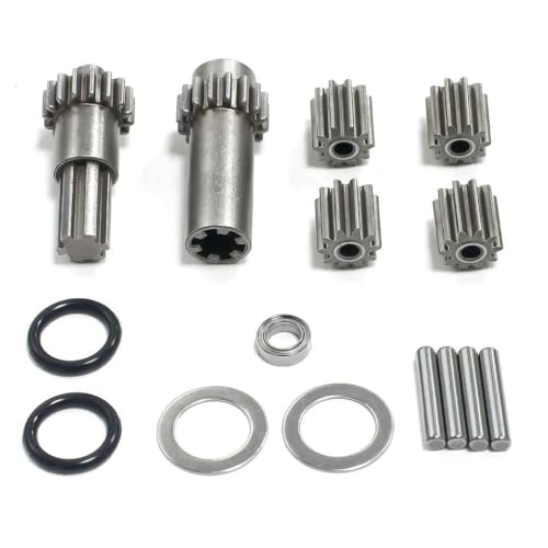 ZenithRide Diff -Fall für 1/10 Ausgestoßener 4S V2 und 1/8 Mojave 4S Upgrade Teile Metall Center Differential Fall kompatibel mit RC -Autozubehör kompatibel von ZenithRide