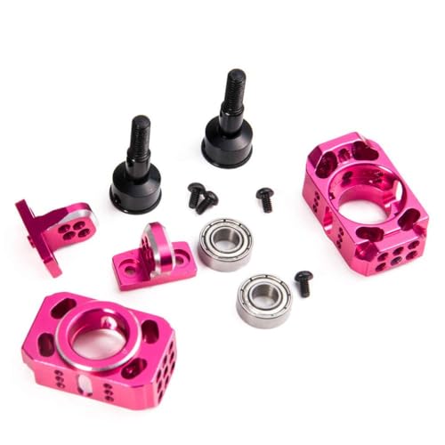 ZenithRide Einstellbare Aluminiumlenker -Lenkung Federtäule Knöchelkit kompatibel mit 1 10 -Skala -RC -Drift -Cars D4 D4 AWD RWD -Modelle Upgrade -Ersatzteile Upgrade Teile von ZenithRide