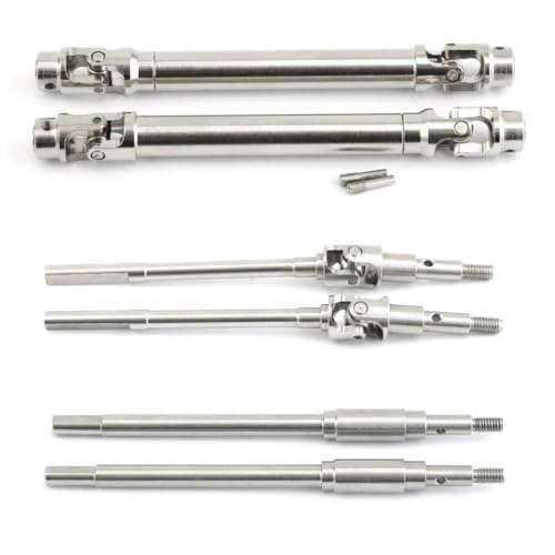 ZenithRide FMS MASHIGAN ROCHOBBY 1 10 RC -Autometall Metall Vordere Hinterachsenantriebswelle Upgrade -Teile mit ähnlichen Modellen kompatibel(1 Set) von ZenithRide