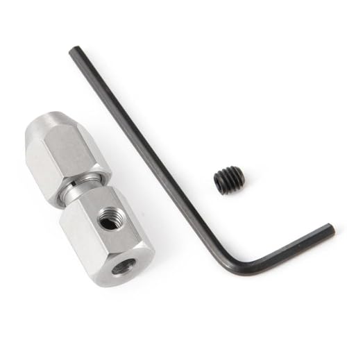 ZenithRide Flexible Kupplung für RC -Bootsmotorwelle 3,17 mm 4 mm 5 mm 6 mm x 4 mm Flex Collet Coppler kompatibel mit elektrischem Schiffsspielzeug und Werkzeugen(4mm 1Pcs) von ZenithRide