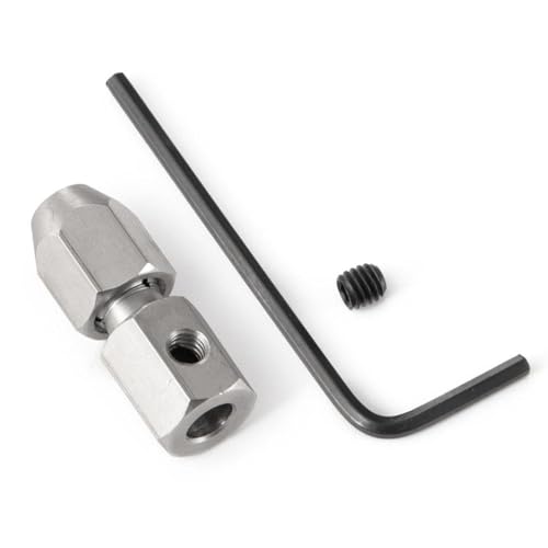 ZenithRide Flexible Kupplung für RC -Bootsmotorwelle 3,17 mm 4 mm 5 mm 6 mm x 4 mm Flex Collet Coppler kompatibel mit elektrischem Schiffsspielzeug und Werkzeugen(5mm 1Pcs) von ZenithRide