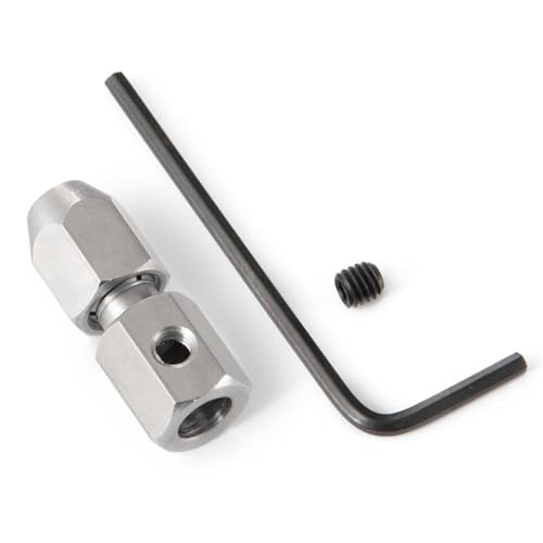 ZenithRide Flexible Kupplung für RC -Bootsmotorwelle 3,17 mm 4 mm 5 mm 6 mm x 4 mm Flex Collet Coppler kompatibel mit elektrischem Schiffsspielzeug und Werkzeugen(6mm 1Pcs) von ZenithRide