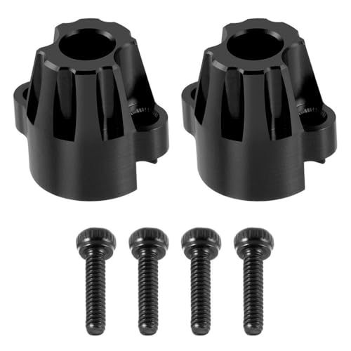 ZenithRide Heck -Hub -Cup -Aluminium -Upgrade -Teile mit 1 18 -Skala -RC -Auto I Venture Model Accessoires kompatibel(Black) von ZenithRide