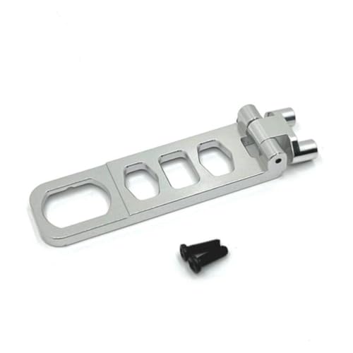 ZenithRide Hyper GO H16 M162 1/16 RC -Auto -Upgrade -Teile Metallmontageplatte kompatibel mit Modellen 16207 16208 16209 16210(Battery Plate Silver) von ZenithRide