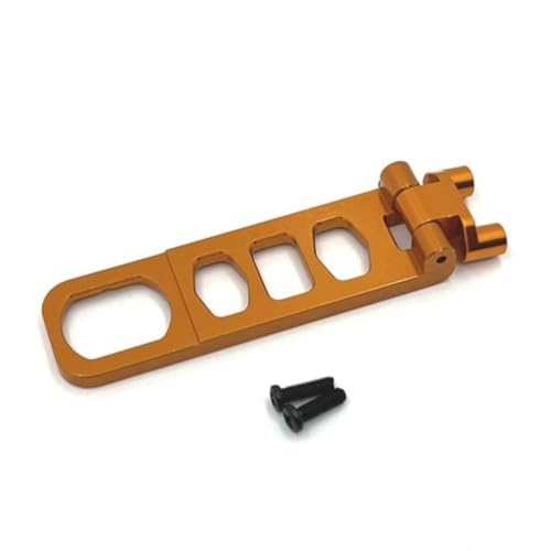 ZenithRide Hyper GO H16 M162 1/16 RC -Auto -Upgrade -Teile Metallmontageplatte kompatibel mit Modellen 16207 16208 16209 16210(Battery Plate Yellow) von ZenithRide