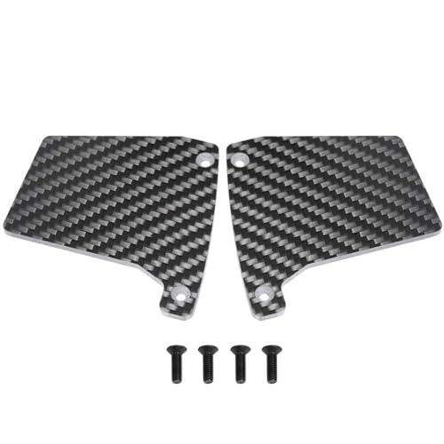 ZenithRide Kohlefaser-Front-Splitter kompatibel mit 1/7-Skala RC-Autos Verstöße gegen die Verbrechensgrenze 6S V2 Allroad-Upgrade-Chassis-Teil(Rear Fender) von ZenithRide
