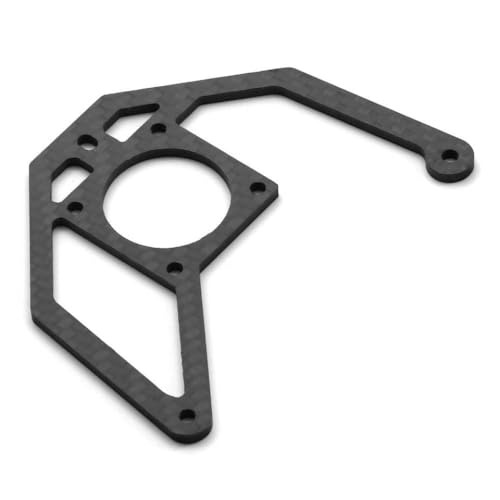 ZenithRide Kohlefaser-Lüftermontierhalter, kompatibel mit 1 10-Skala-RC-Automodellen BBX BB01 BB-01 Ersatzteilkühlsystem Zubehör von ZenithRide