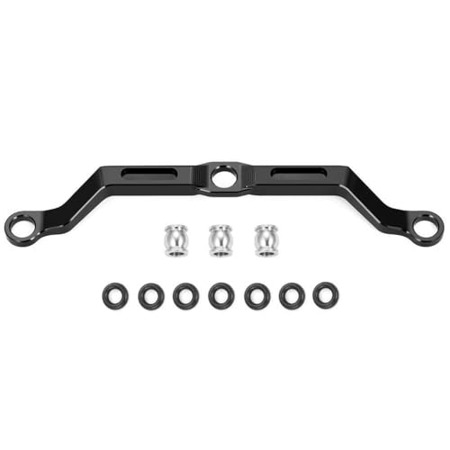 ZenithRide Lenkverknüpfungsverknüpfungsstange Aluminium -Upgrade Teil kompatibel mit 1 18 -Skala -RC -Crawler -Automodellen wie K10 F150(Black) von ZenithRide