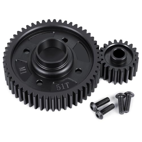 ZenithRide M1 51T 20T Differentialgetriebe -Upgrade -Teil kompatibel mit 1 5 -Skala -RC -Modellen Metall -Ersatzteil von ZenithRide
