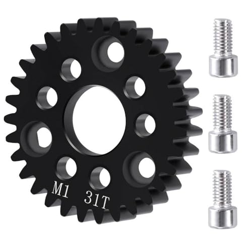 ZenithRide M1 Spur Main Gear 31T 32T 33T 35T 38T 41T 42T 43T 45T 46T 47T 48T 49T 50T Ersatzteil Teil mit 1 10 -Skala -RC -Modellen ähnlich wie E revo 2 0 kompatibel(31T) von ZenithRide