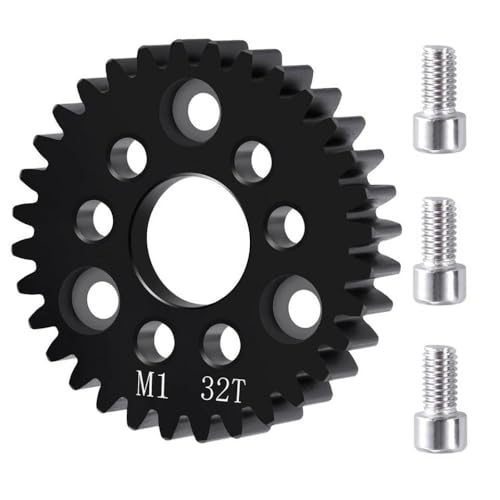 ZenithRide M1 Spur Main Gear 31T 32T 33T 35T 38T 41T 42T 43T 45T 46T 47T 48T 49T 50T Ersatzteil Teil mit 1 10 -Skala -RC -Modellen ähnlich wie E revo 2 0 kompatibel(32T) von ZenithRide