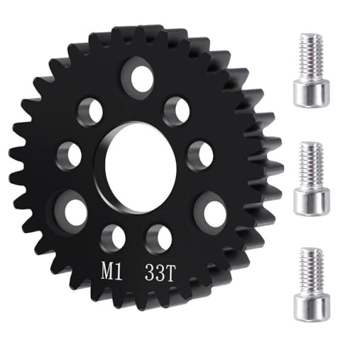 ZenithRide M1 Spur Main Gear 31T 32T 33T 35T 38T 41T 42T 43T 45T 46T 47T 48T 49T 50T Ersatzteil Teil mit 1 10 -Skala -RC -Modellen ähnlich wie E revo 2 0 kompatibel(33T) von ZenithRide