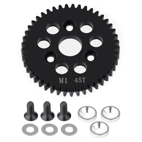 ZenithRide M1 Spur Main Gear 31T 32T 33T 35T 38T 41T 42T 43T 45T 46T 47T 48T 49T 50T Ersatzteil Teil mit 1 10 -Skala -RC -Modellen ähnlich wie E revo 2 0 kompatibel(45T) von ZenithRide
