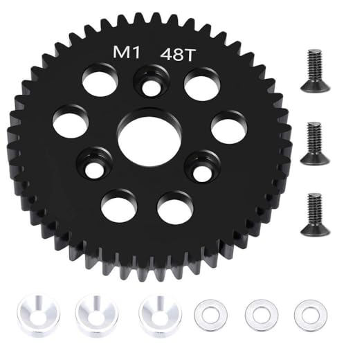 ZenithRide M1 Spur Main Gear 31T 32T 33T 35T 38T 41T 42T 43T 45T 46T 47T 48T 49T 50T Ersatzteil Teil mit 1 10 -Skala -RC -Modellen ähnlich wie E revo 2 0 kompatibel(48T) von ZenithRide