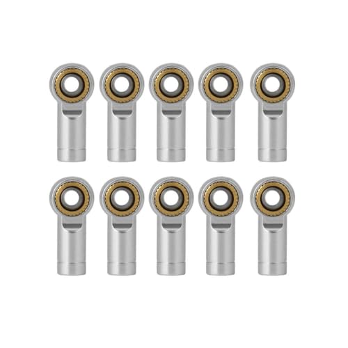 ZenithRide M3 Aluminium CCW -Gewindeverbindungsstab -Stangenkugel Endkopf kompatibel mit RC Crawler Car -Modellen von 1/10 Skala wie CC01(Silver 10Pcs) von ZenithRide