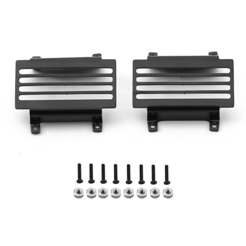 ZenithRide Metalllampenwächter Schutzabdeckung vorne und hinten für 1/10 -Skala RC Crawler Car kompatibel mit G500 TRX6 G63 -Modellen(B) von ZenithRide