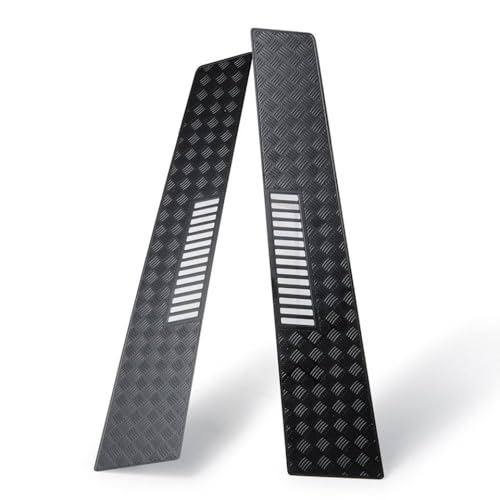 ZenithRide Nicht rutschfeste Edelstahl-Motorabdeckungshaubeplatte für 1/10-Skala-RC-Autos kompatibel mit G500 TRX-6 G63-Models Dekorationsteil(8442 Black) von ZenithRide