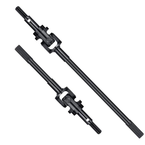 ZenithRide Stahlfront- und Hinterachsenantriebswellen Upgrade -Teile für 1 6 Skala RC Crawler Car kompatibel mit SCX6 AXI05000(2Pcs Front) von ZenithRide