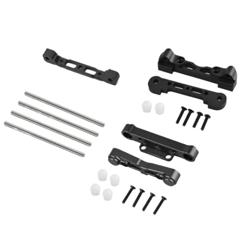 ZenithRide Vorder- und Rückhängelarm mit 1 7 Straftatenverletzung 1 8 Ausgestoßene 6S -Upgrade -Teile für RC -Automodelle(1 Set Black) von ZenithRide