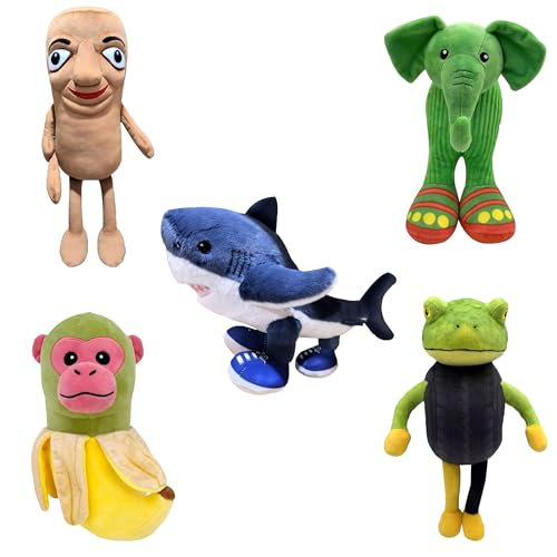 Zenitsu Italian Brainrot Plüsch Ausdrucksstarke Puppe Lustiges & Einzigartiges Geschenk für Jungen und Mädchen Kreative Wohnkultur Plüschtier für Weihnachten Geburtstag (5pcs-2) von Zenitsu